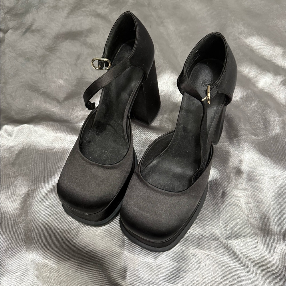 H&M Black Women's Platform Heels